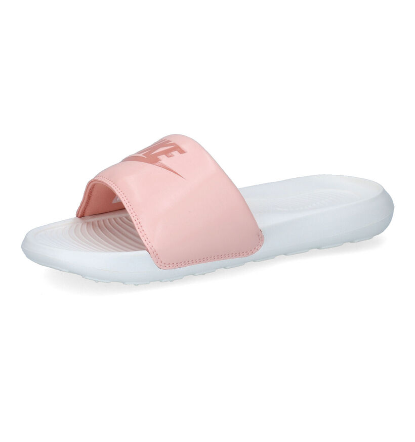 Nike Victori One Claquettes de piscine en Blanc pour femmes (302551)