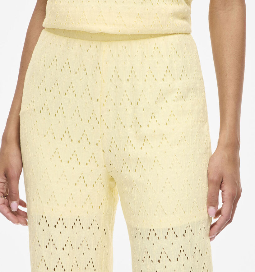Vila Amalina Lichtgele Gehaakte Broek voor dames (369484)