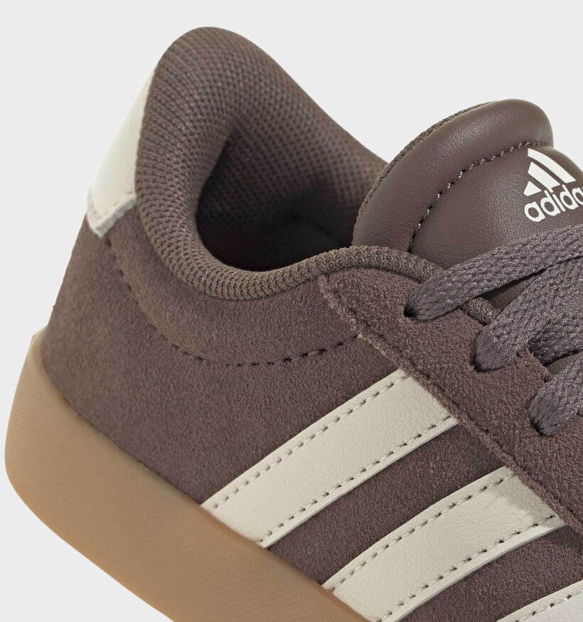 adidas VL Court 3.0 Bruine Sneakers voor jongens (372713) - geschikt voor steunzolen
