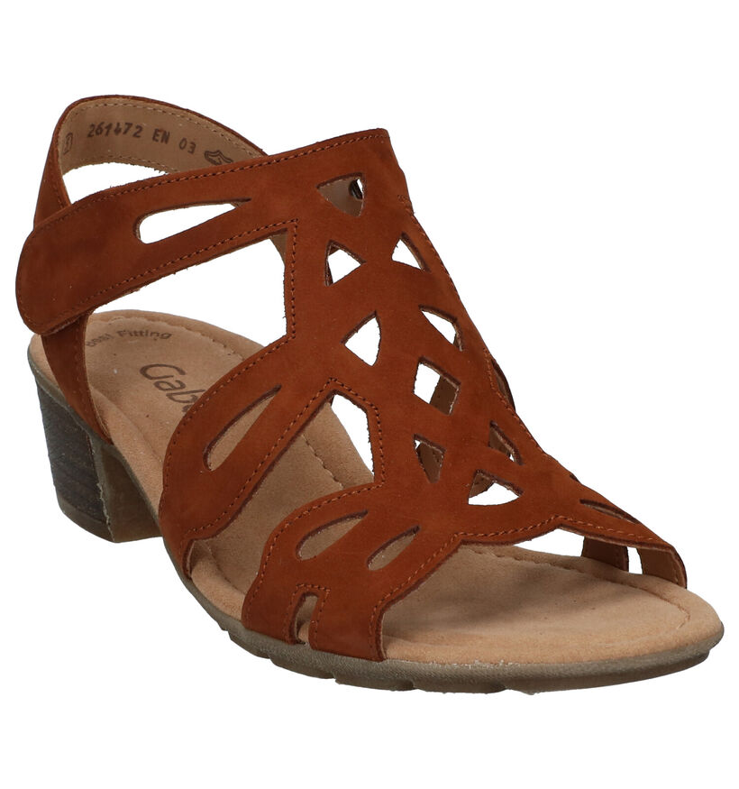 Gabor Best Fitting Bruine Sandalen in nubuck (287813)