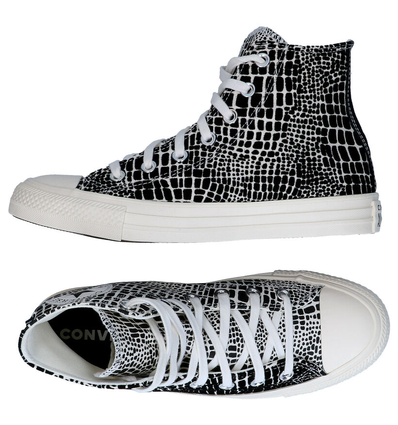 Converse Chuck Taylor AS Zwarte Sneakers in stof (287150)