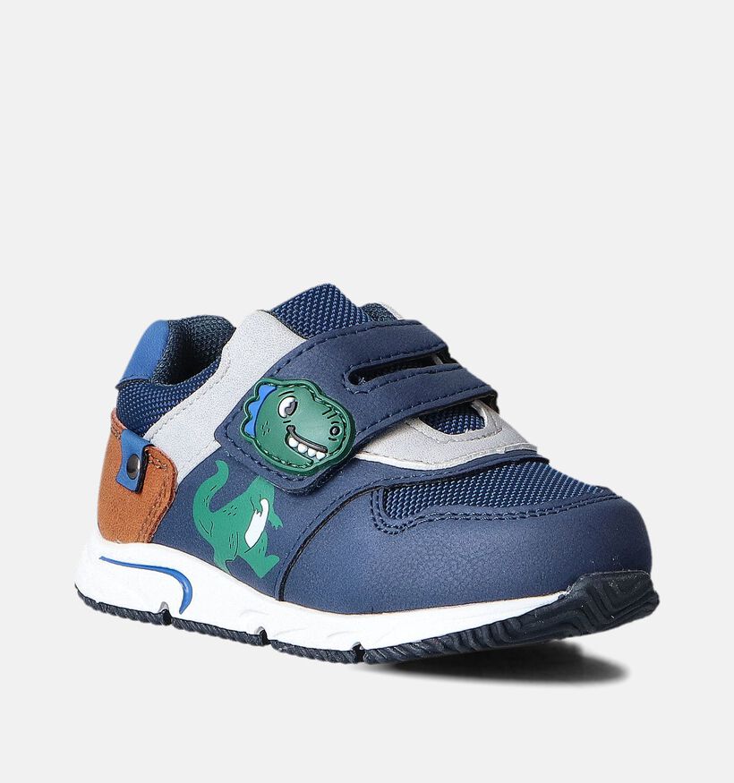 Milo & Mila Dino Chaussures pour bébé  en Bleu pour filles, garçons (354451)