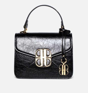 Laurent David Crossbody tassen Zwart/Bordeaux