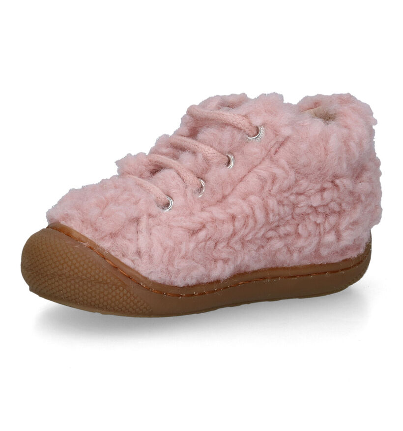 Naturino Cocoon Fur Chaussures pour bébé en Rose pour filles (316129) - pour semelles orthopédiques