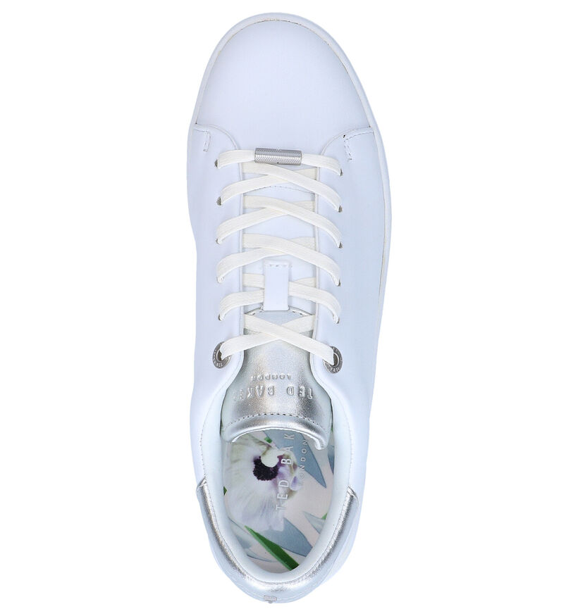 Ted Baker Zenis Witte Veterschoenen in leer (264993)