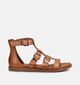 Tamaris Sandales plates en Cognac pour femmes (373612)