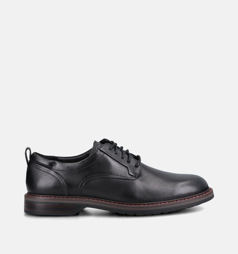 Clarks Aldwin2 Derby Zwarte Geklede Veterschoenen voor heren (376480) - geschikt voor steunzolen