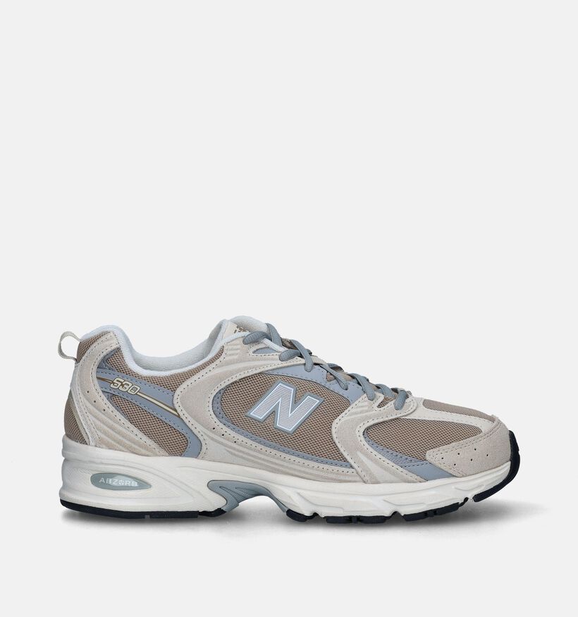 New Balance MR 530 Baskets en Beige pour hommes, garçons (356507) - pour semelles orthopédiques