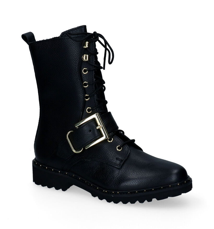 Tango Bee Zwarte Boots in leer (294638)