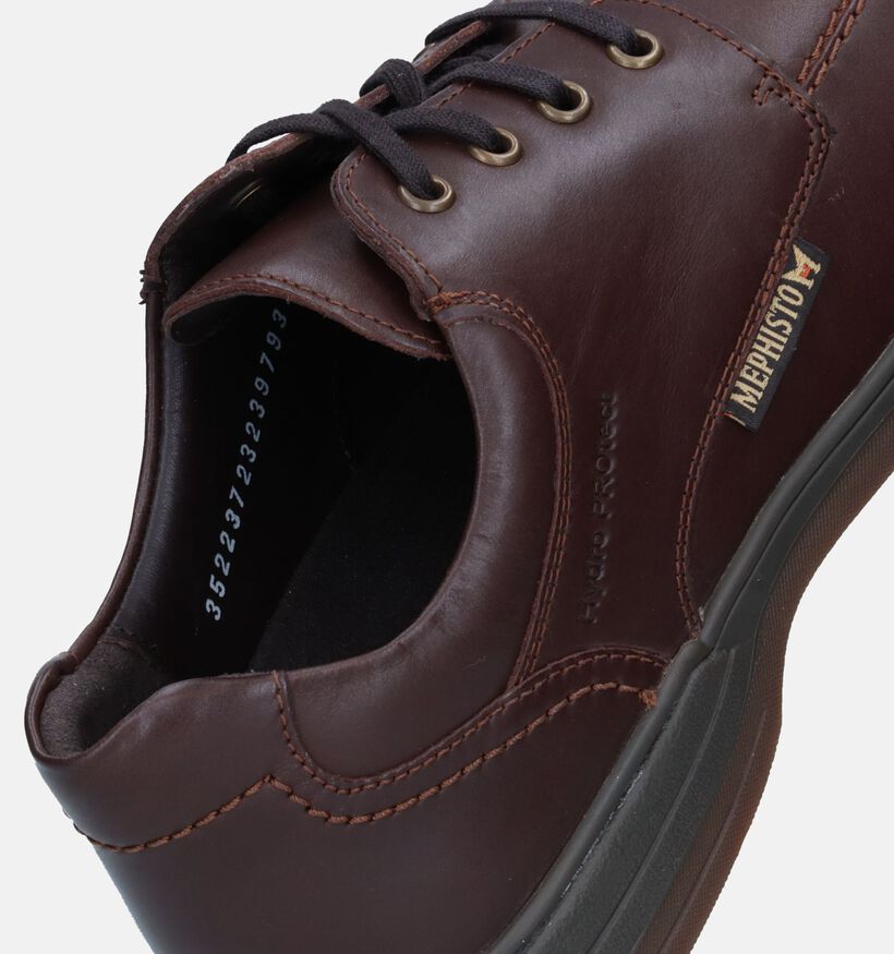 Mephisto Douk Riko Cognac Veterschoenen voor heren (298326) - geschikt voor steunzolen