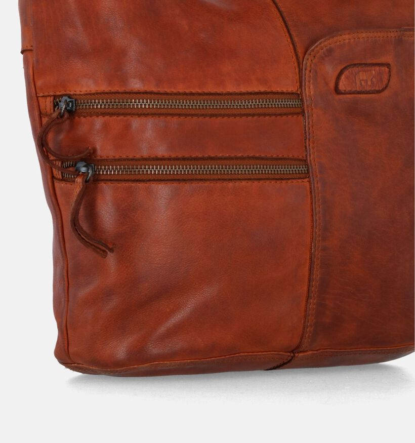 Bear Design Sac porté croisé en Cognac pour femmes (342780)