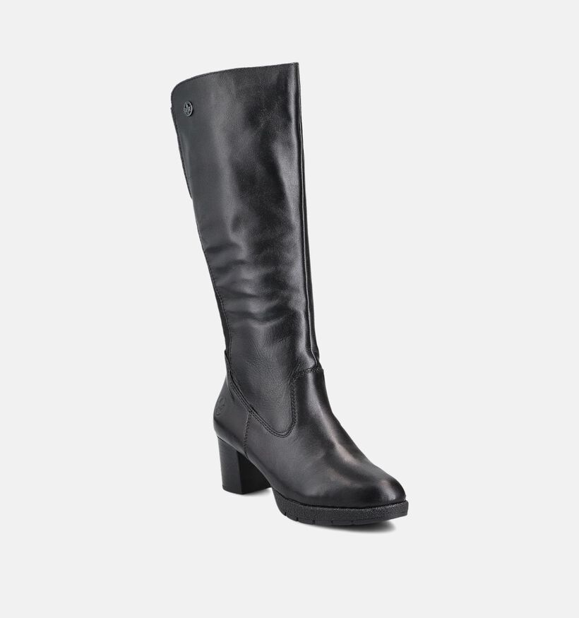 Rieker Bottes hautes en Noir pour femmes (363521) - pour semelles orthopédiques