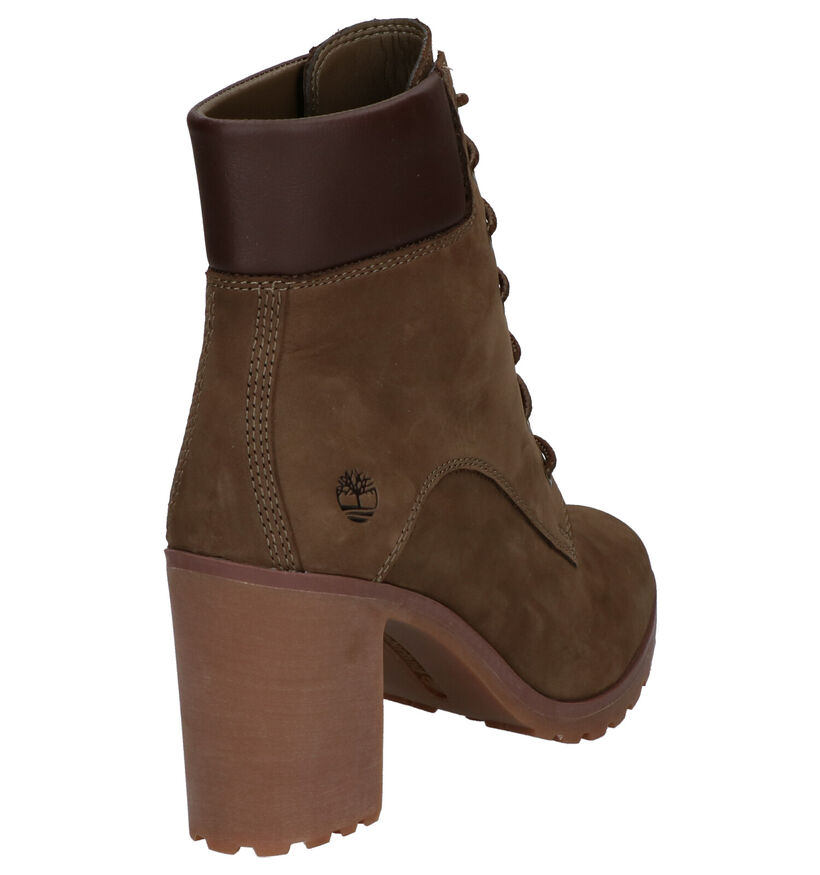 Timberland Allington 6IN Taupe Enkellaarzen voor dames (313454)