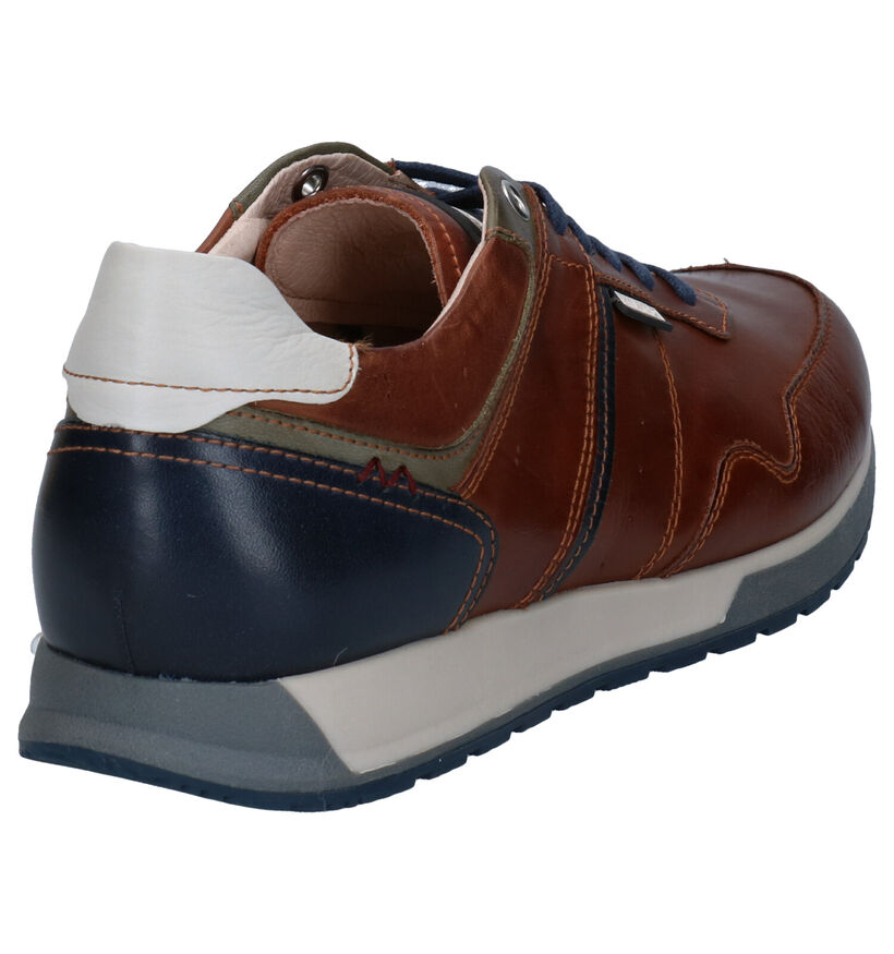 Pikolinos Chaussures à lacets en Bleu foncé en cuir (299926)