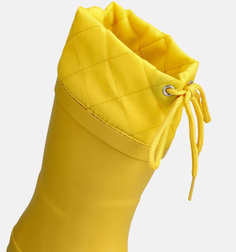 Xplor Rainboot Collar Bottes de pluie en Jaune pour filles, gar&ccedil;ons (376813) - pour semelles orthop&eacute;diques