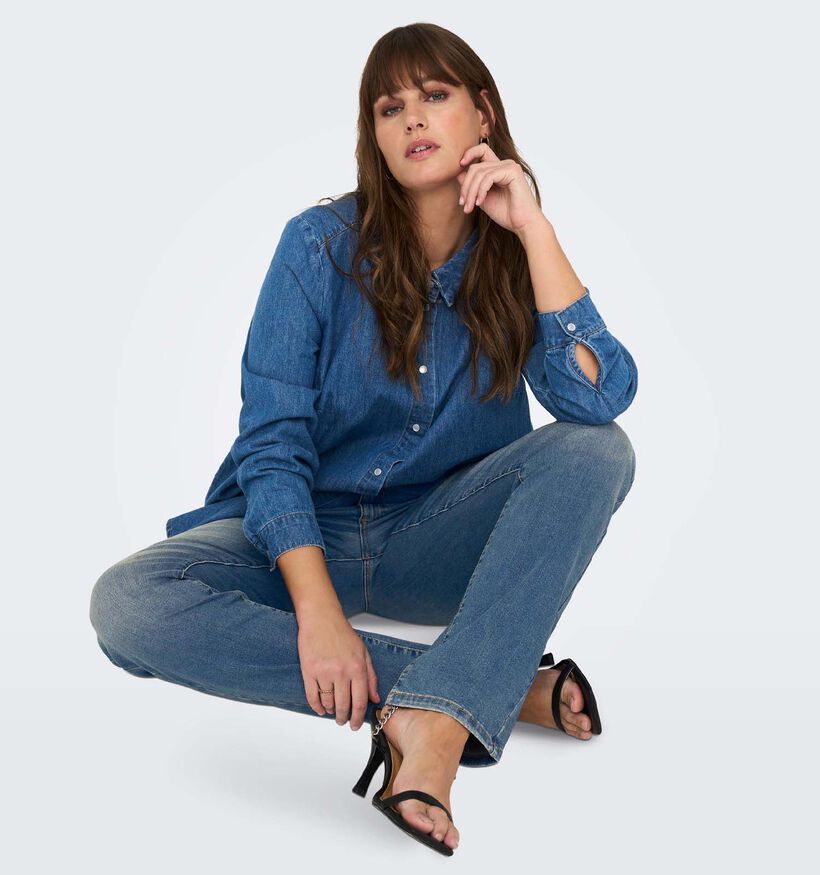 Only Carmakoma Alicia Jeans en Bleu pour femmes (342979)