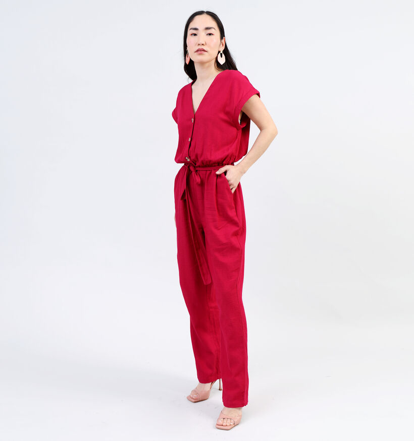 Pieces Muna Rode Jumpsuit voor dames (342019)