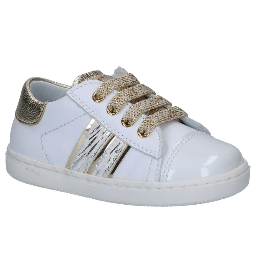 Beberlis Witte Sneakers in leer (273005)
