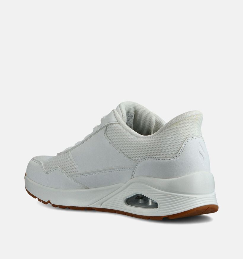 Skechers Uno Banksia Baskets en Blanc pour hommes (367479) - pour semelles orthopédiques