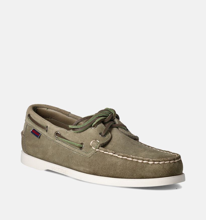 Sebago Dockside Portland Flesh Out Bootschoenen Kaki voor heren (353803)