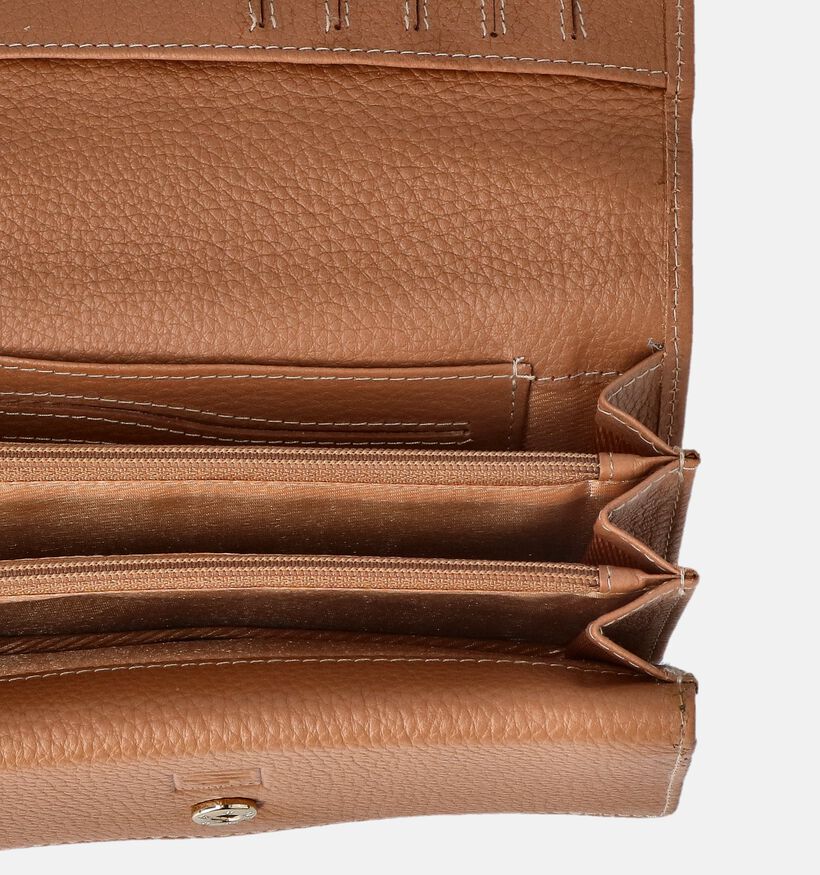 Crinkles Cognac Portemonnee voor dames (373810)