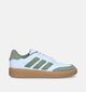 adidas Courtblock J Baskets en Blanc pour garçons (343211)
