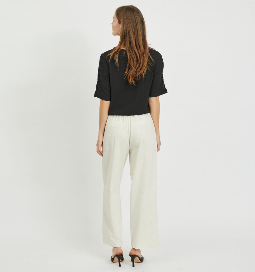 Vila Amsha Wide Pantalon en Beige (301036)