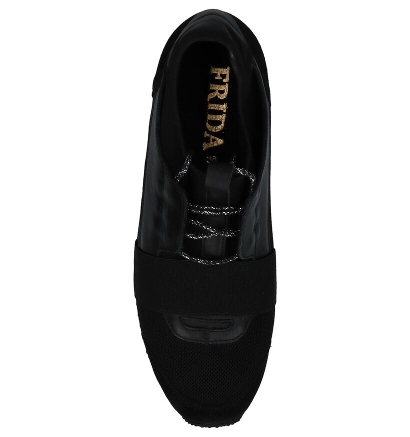 Zwarte Slip-on Sneakers Frida, , pdp