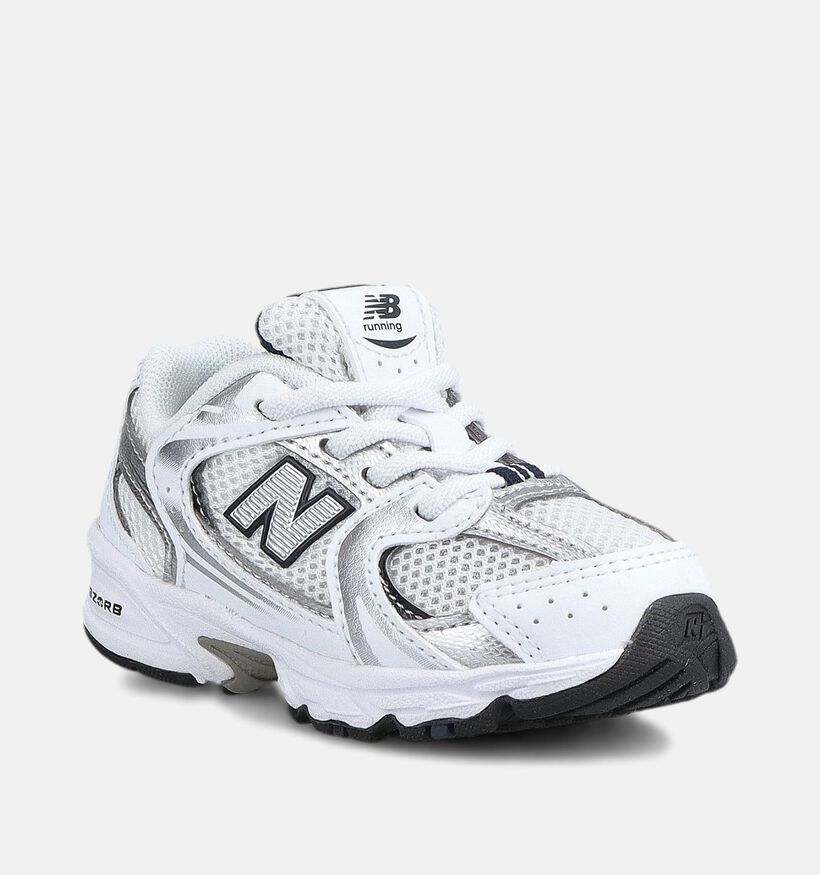 New Balance 530 Baskets en Blanc pour filles (390098) - pour semelles orthop&eacute;diques