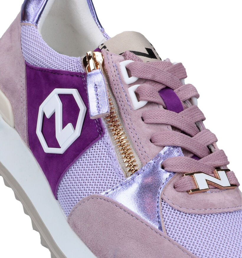 Nathan-Baume Paarse Sneakers voor dames (324683) - geschikt voor steunzolen