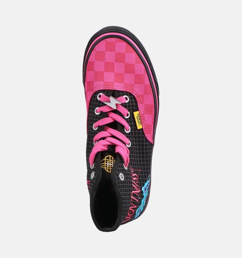 Vans Authentic Hi 2.0 x KPop Demon Hunters Zwart/Multi Sneakers voor jongens, meisjes (381690)