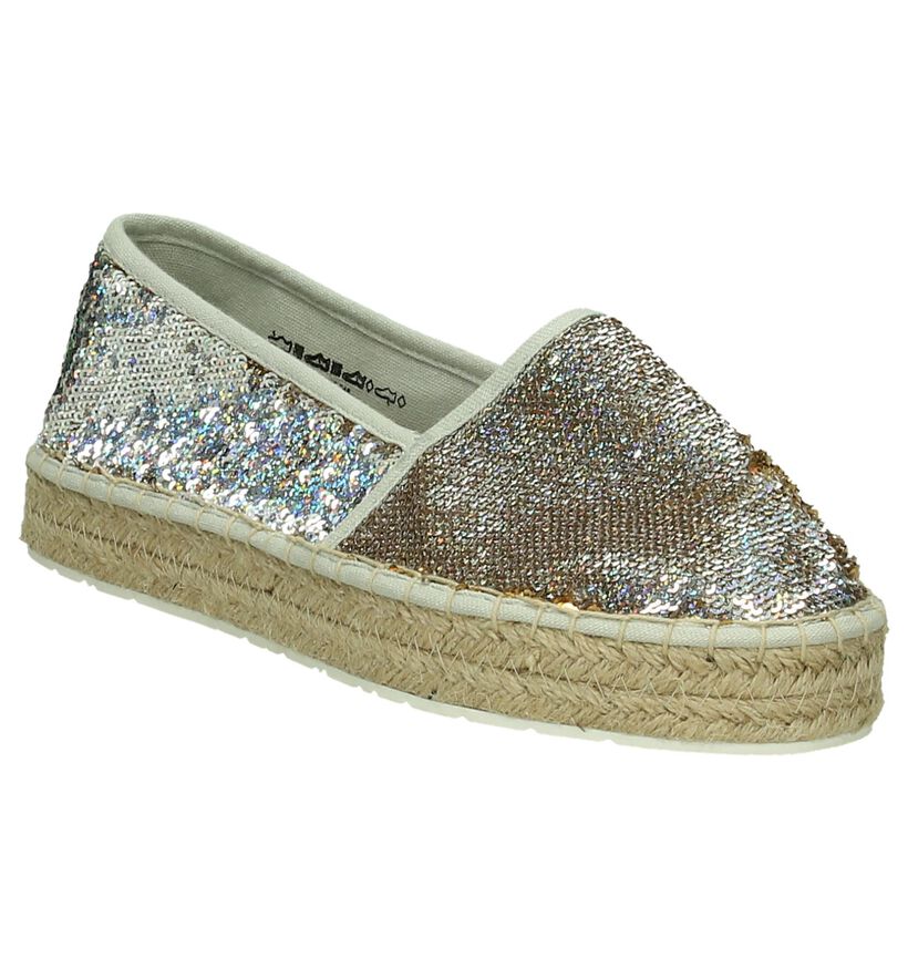 Espadrilles Zilver/Goud Marco Tozzi, , pdp