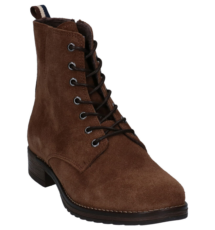 Hush Puppies Galmo Bottillons en Brun en daim (292706)