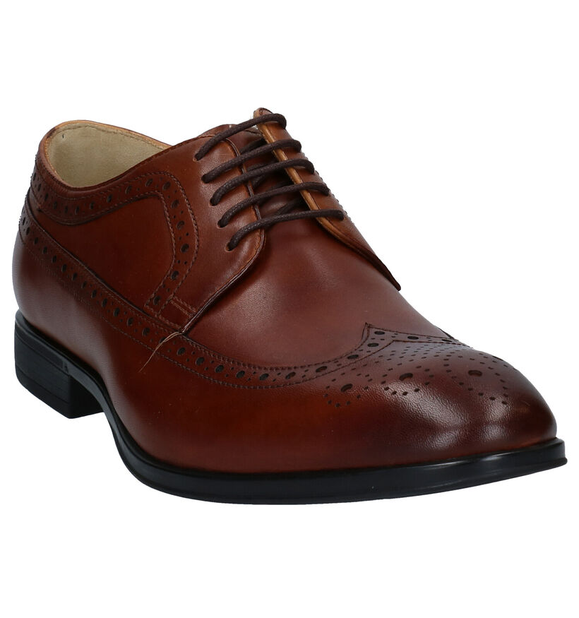 Steptronic Francis Chaussures à lacets en Brun en cuir (283677)