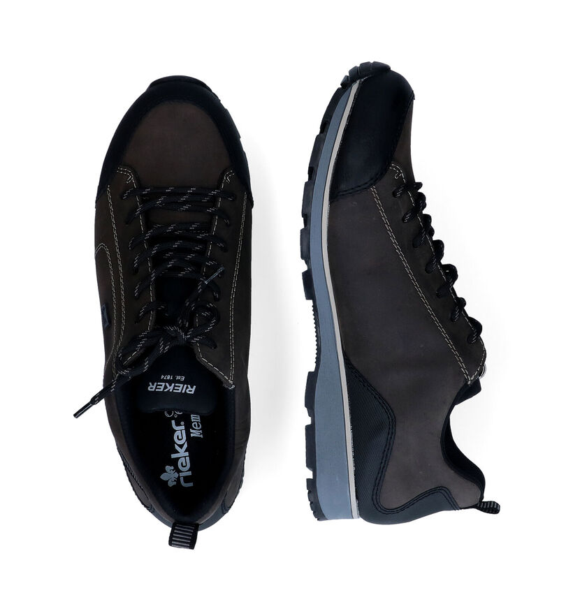 Rieker Chaussures à lacets en Gris foncé pour hommes (297840) - pour semelles orthopédiques