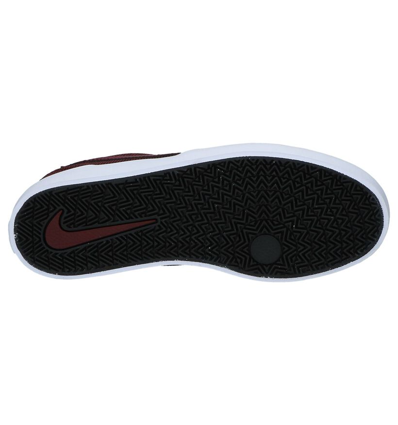 Bordeaux Lage Sportieve Sneakers Nike SB Check Solar CVS P in stof (210037)