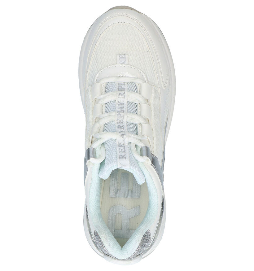 Replay Edimburgh Witte Sneakers in kunstleer (266329)