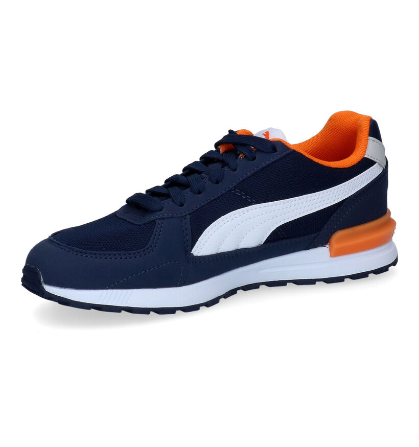 Puma Graviton JR Grijze Sneakers voor jongens (307181) - geschikt voor steunzolen