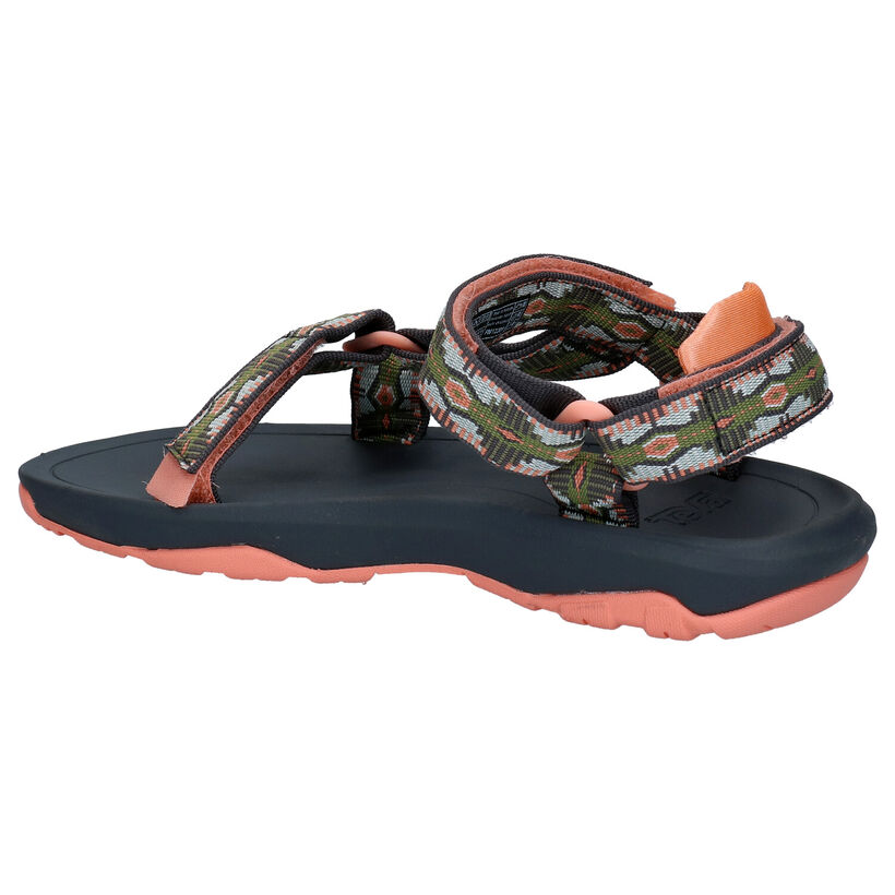 Teva Hurricane XL1 Kaki/Roze Sandalen in stof (273057)