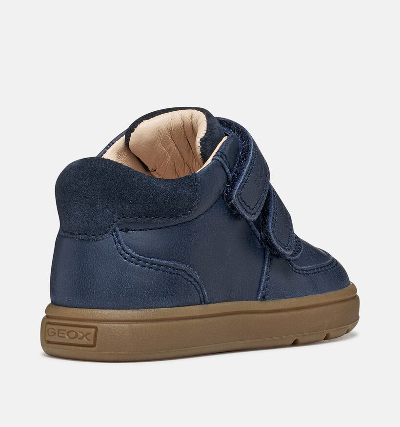 Geox Biglia Boy Donkerblauwe Boots met Velcro voor jongens (377711) - geschikt voor steunzolen