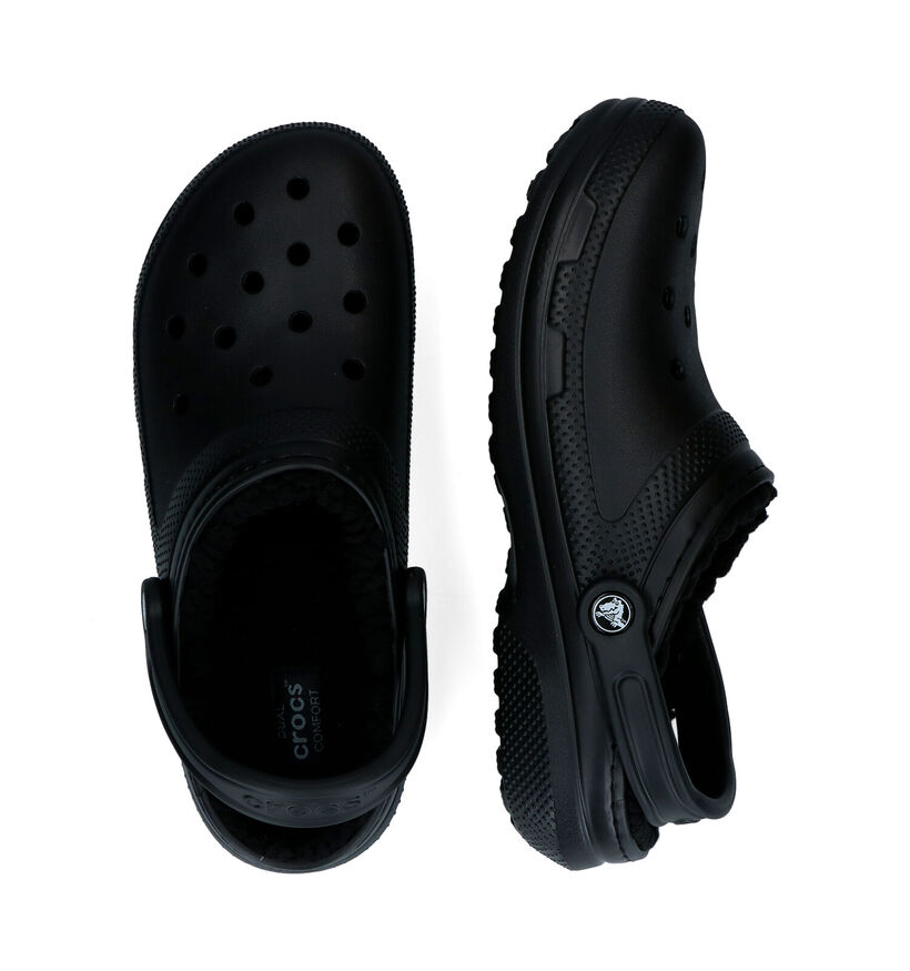 Crocs Classic Lined Nu-pieds en Noir pour hommes (329656)