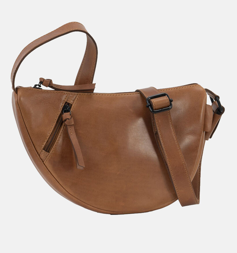 Saccoo Moon Brandy Cognac Crossbodytas voor dames (375172)