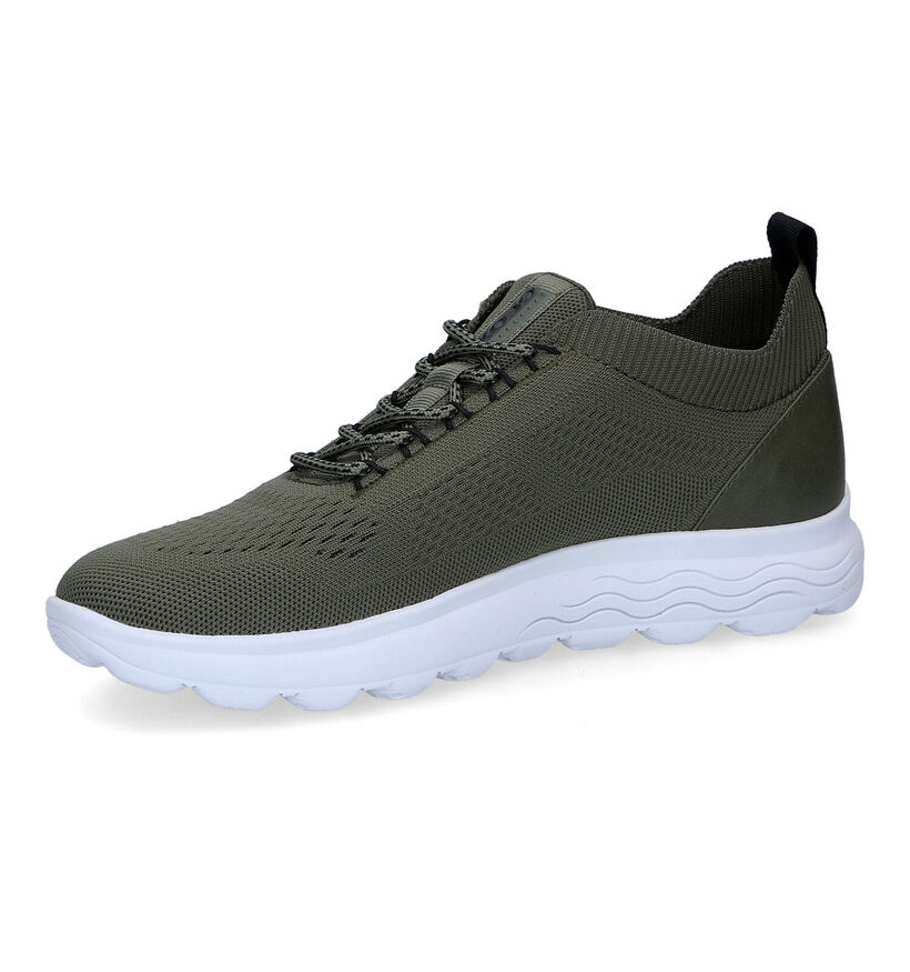 Geox Spherica Kaki Sneakers voor heren (303430) - geschikt voor steunzolen