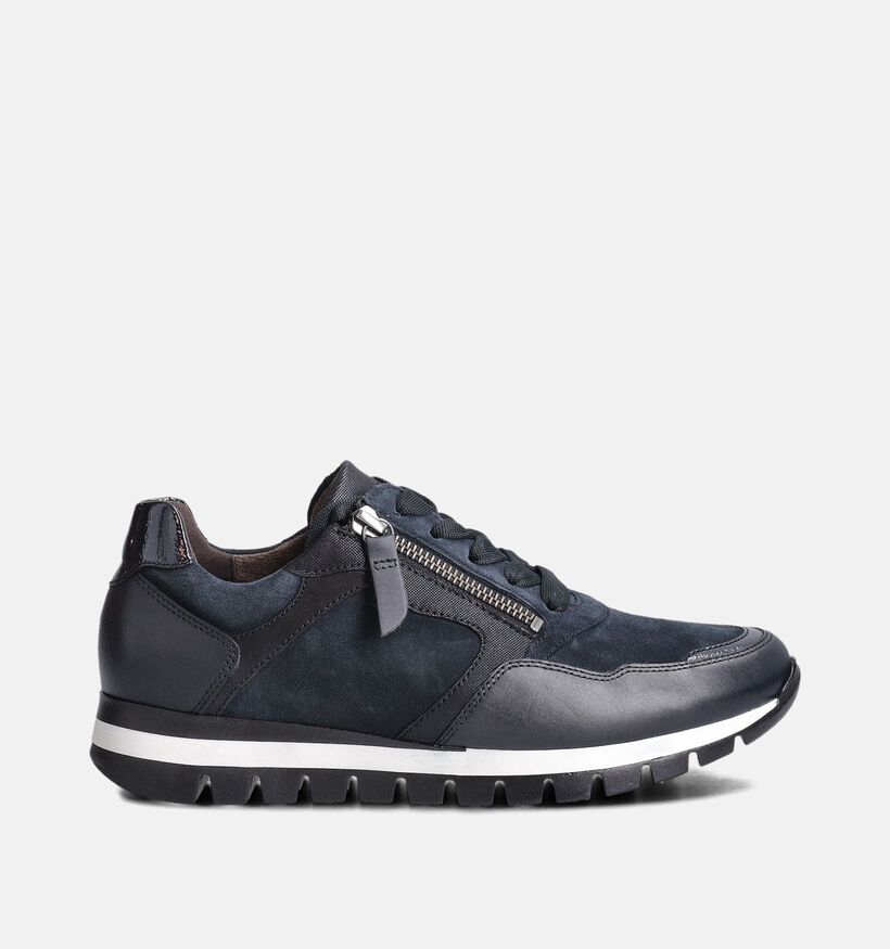 Gabor Donkerblauwe Veterschoenen voor dames (360299) - geschikt voor steunzolen
