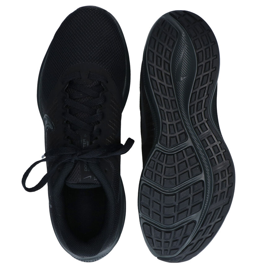 Nike Downshifter Baskets en Noir en simili cuir (291013)