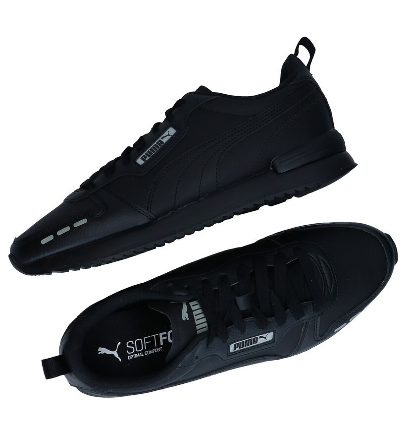 Puma Baskets basses en Noir en textile (276742)