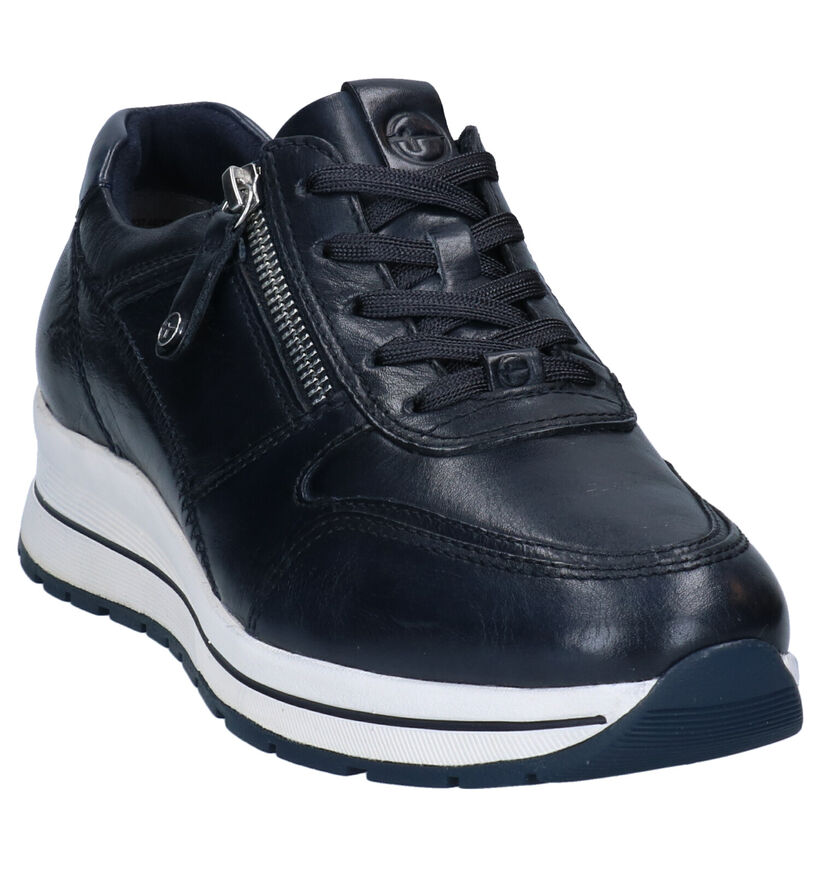 Tamaris Relax Fit Chaussures en Bleu en cuir (296765)