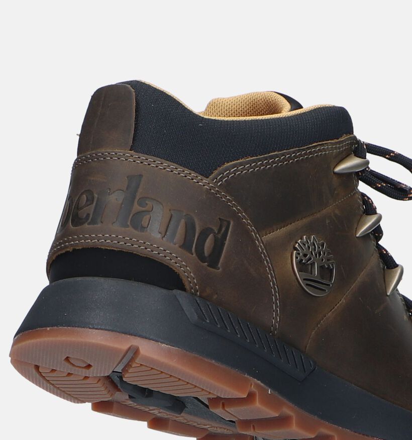 Timberland Sprint Trekker Mid Kaki Bottines voor heren (328640) - geschikt voor steunzolen