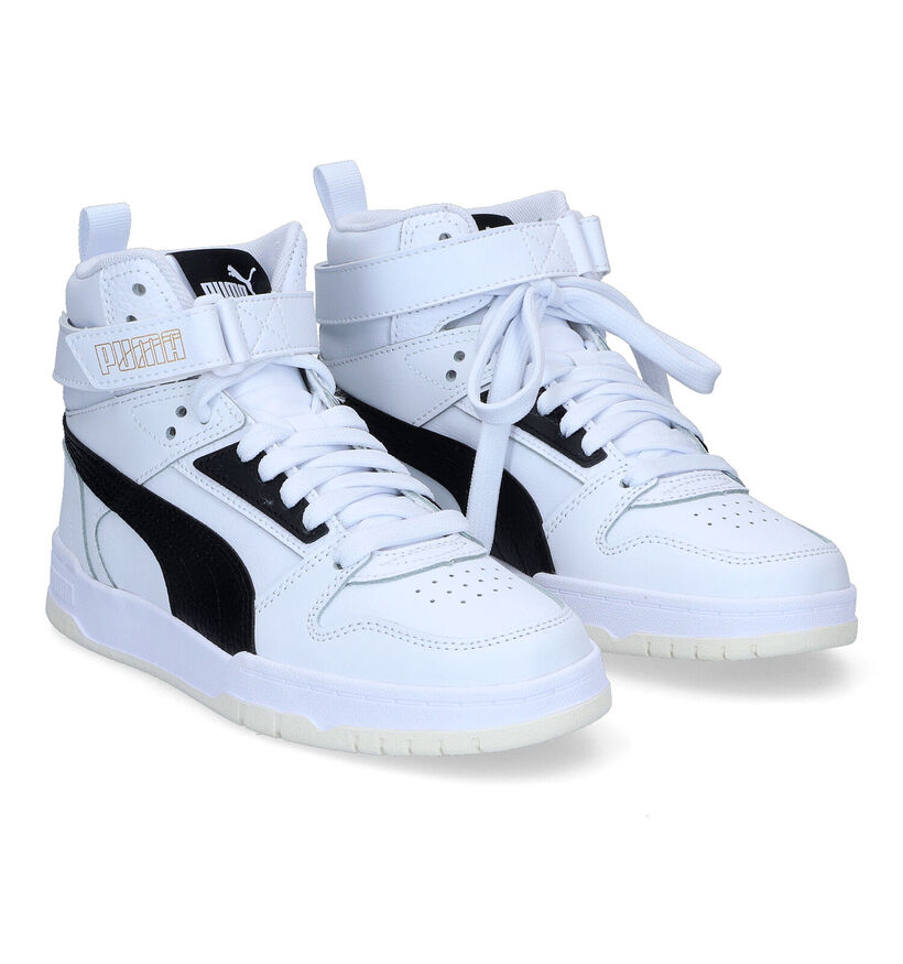 Puma RBD Game Baskets en Blanc pour filles, garçons (334467) - pour semelles orthopédiques