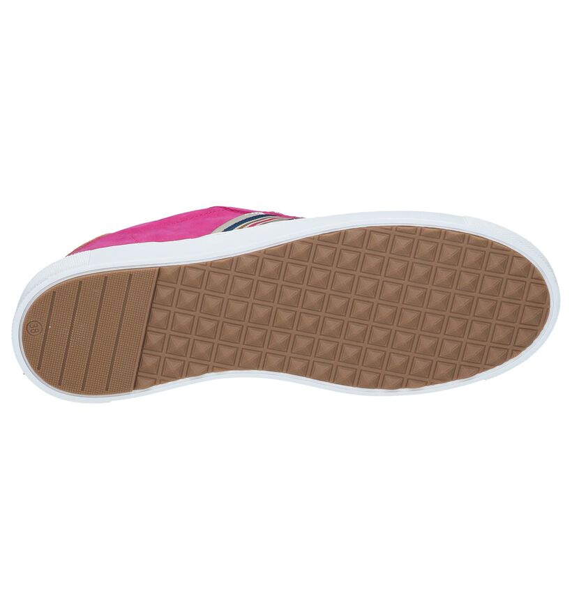 Fuchsia Veterschoenen Hampton Bays in daim (239244)